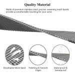 Band 5 6 7 Breathable 교체 스트랩 4/ 3 스마트워치 여성 남성용 손목 밴드 팔찌 : 하늘공간 길