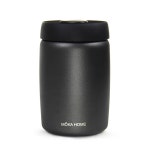 스테인리스 스틸 진공 커피통 보관 용기 밀폐 과도한 공기를 눌러 신선도를 유지 1 2L 커피 용기에 11 의 원두가 들어 Matte Bla 1 2 Liter... 