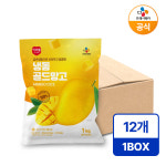 [1박스] CJ 이츠웰 베트남산 냉동 골드망고 다이스 1kg, 12개 : CJ프레시웨이