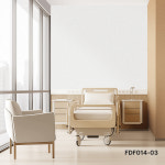 LX벽지 포티스 방염벽지 FDF014-03 화이트 그레이 1롤 2025년 : 다음벽지