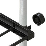 가화행거 4단 폭조절 더블기둥 고정식 베란다 수납 선반행거 실속형 N3LB4040 : 가화행거샵