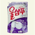 SW9691B0 울샴푸 1.3리터 라일락 아웃도어 퍼플 애경 중성 액체 (3개묶음) : 엣지걸