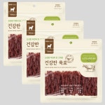 굿데이 건강한육포 강아지 대용량 육포 간식 소고기 소프트, 300g, 3개 : 루니펫