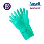 니트릴 내화학장갑 Ansell 알파텍 솔벡스 37-676 작업 화학 석유 도장 : ABi Korea
