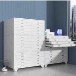 대형 캐비넷 1000 드로잉 지류함 철제 지류함 대형 인쇄물 1.4mm 블랙 6단서랍 100x70x74cm : 꽃동조합