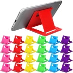 Macarrie 24Pcs 휴대폰 스탠드, 책상용 범용 접이식 태블릿 Phone 13 12 11 Pro Xs Max x 8... Android 스마트폰 멀티컬러 과 : 하늘공간 길