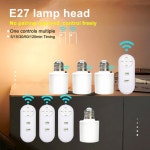 제어 라이트 램프 멀티 무선 홀더 E27 220V 타이머 여러 베이비 스마트 스위치 원격 침실 : 머시마켓7호점