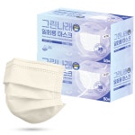 그린나래 국내생산 MB필터 일회용마스크 50매 비말차단 덴탈마스크 : TERACLEAN