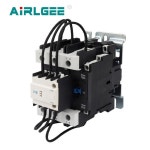 220V 50/60Hz 코일 모터 제어 3상 AC 2NO+1NC 스위칭 전환 커패시터 접촉기 CJ19-95/21 : Cream white