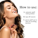 페이스 파우더 트라이앵글 뷰티 블렌더 스펀지 헤일로 글로우 브라운 퍼프로 완벽한 메이크업을 선사합니다 : 몽까리몰