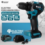 전기 여신 DDF487 18V Makita 배터리용 브러시리스 임팩트 드릴   무선 드라이버 다기능 공구 : -성원무역-