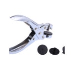 비닐봉투 펀칭기 원형 수동 정밀 플라스틱 원형 구멍 필름 사무용 책 문서 천 : 리파인직구