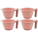 밍키시 4Pcs 헤어 염색 도구 컬러 볼 틴트 살롱 믹싱 세트 17x9cmx2pcs Beigex4pcs : 비또리마켓