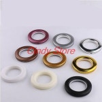 80pcs 홈 장식 커튼 액세서리 커튼 그로멧 탑에 대 한 9 색 플라스틱 반지 Eyelets : Cream white
