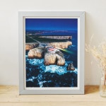 핀투 직소 퍼즐 1200 조각 - 헨리도 항공 사진 포르투갈 폰타 다 피에다드 등대 홈 데코 무먼지 간편한 보관을 위한 아름다운 플라스틱 [H3032]... 