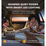 120W 태양광 패널, 서지 AC 출력, 595Wh 배터리를 갖춘 휴대용 발전소, 야외 및 캠핑 시나리오에 이상적 : 세화상사7