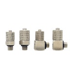 미니어처 피팅 M-5H-4 M-5HL-4 수컷 나사 공압 파이프 에어 호스 퀵 미니 커넥터 M3 M4 M5 M6 5Pcs M-3HL-4 M-3H-3 : Silvenic