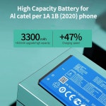 함나쿠 [3300mAh] TLi028C7 교체 배터리, (                  ) 2020년 1A 1B 년당 알카텔과 호환되는 대용량 2020년 : 비또리마켓