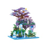 블럭 건물 조명 무릉도원 도화담 장 호텔 별장 호환 러블리 플라워 1 표준판 대 광한선자각 12160입 : tory mall6