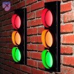 업소용 램프 무드 신호등 삼색등 포차 오마카세 레스토랑 타입 단일 샹들리에 리모컨 단두벽등 : 바잉로드스토어