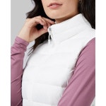 32도 히트 여성용 경량 폴리 필 팩커블 조끼 지퍼 포켓 레이어링 발수성 Black X-Small : 더준.