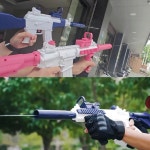 전자 물총 워터밤 준비물 전동 자동 파크 수영장 미니건 AK47 M416 : 해결사홍반장