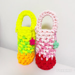 양말목 공예재료 삼색 텀블러 가방 만들기 DIY 키트 : 폭스버드 아뜰리에