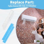 후지쯔 일반 모델 ASU12RL, ASU12RLF, ASU12RLF1, ASU12RLS2, ASU12R 대체용 미니 스플릿 에어 필터 4팩 UTR-FA16-2K 9315361042... 