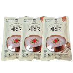 하동 섬진강 재첩국 500g 5팩 10팩 국내산 100% 정형만 제첩국 10개 : 자연이줌