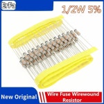 10R 8R 12R 0 1/2W 7R 22R 47R 30R 8 2R 저항기 권선 5R 4 33R 1R 7 3R 3 39R 와이어 퓨즈 2 5 50pcs : 트렌디구대49