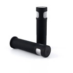 자전거 타기 중 보행자와 차량을 상기시키는 데 사용되는 그립 라이트 1쌍, 12가지 조명 모드, 타입-C 충전, 미끄럼 방지 고무 슬리브, 대부분의... 