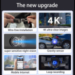 4K UHD 2160P 자동차 DVR 대시 캠 Wifi 전면 카메라 플러그 앤 플레이 Skoda Kamiq Octavia 4 NX Superb B8 2020 2021 2022 2 : 아트실업