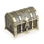 히피웨 빈티지 메탈 주얼리 박스 보물 장신구 상자, 스몰 링 귀걸이 목걸이 여성용 선물 홀더 케이스 청동, 소형 Small Bronze : 하늘공간 상회