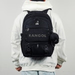 캉골 아이콘 알파 백팩 1465 블랙 에어팟케이스 필통파우치 노트북가방 중고등학생 책가방 : 잇템친구