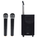 300W 버스킹스피커 대형 노래방 블루투스 스피커 무선마이크 포함 핸드2개 : 엠에스사운드