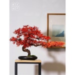 조화 조경 인테리어 실내 플랜테리어 소형 인조목 조형물 로비 맞이 실제 단풍 분재 오른쪽 : 트렌디어원