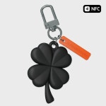 [롱블랙] 태그미 문장 키링 / NFC 네잎클로버 자기계발 선물 : 노플라스틱선데이
