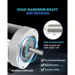 전기 모터 5HP 1725 범용 모터 3상 직경 4극 56C TEFC 60Hz 230 46 : 나피몰-3