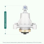 PetMigo Spindle Assembly 174356 174358, Fits for AYP Husqvarna 532174356 587125201 532174358 Z246 GT : 지글지글샵