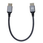 rgbtohdmi 호환 30cm V2.0 4K HD 호환 케이블 남성 Goldden  짧은 커넥터 코드 1080P TV BOX 컴퓨터 Moniter 용 : 식스쓰1007