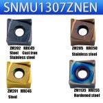 10PCS SNMU1307ZNEN 인덱서블 CNC 카바이드 양면 8날 밀링 고속 피드 페이스 : 나라라멀리