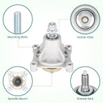 PetMigo Spindle Assembly 174356 174358, Fits for AYP Husqvarna 532174356 587125201 532174358 Z246 GT : 지글지글샵