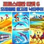 호주 시드니 포트스테판 모래썰매 + 돌고래 + 낙타체험 티켓 : 시드블루