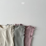 여름 린도베베 러플골지T 아동유아 여아남아 데일리 외출룩 : 보보슈슈