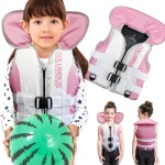 여름시즌 5%할인행사 리뷰적립 콜럼버스 2025년형 NEW 구명조끼 물놀이 라이프자켓 부력보조복 뉴 헤더레스트_옐로우, SS : 픽시코리아