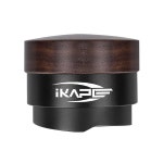 IKAPE 51MM 커피 유통업체, 새로운 나무 손잡이 디자인, 그래비티 어댑티브 에스프레소 델롱기 바텀리스 포르타필터와 호환되는 모든... 