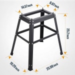 QD 교호 10인치 밴드 톱용 전문 스탠드 가볍고 내구성이 뛰어난 12 5파운드의 튼튼한 스틸 스탠드와 미끄럼 방지 기능이 있는 안정성 : EU 직구