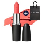 플라밍고 (클린 코랄 핑크) 맥 맥시멀 실키 NEW 매트 립스틱  웜톤 쿨톤 가을 여름 뮤트 697 : 로즈애