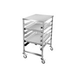 스테인리스 빵 진열대 렉 쿠키 건조대 베이커리 오븐 이동식 사각 : 굿 쵸이스