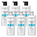 애경 케라시스 모이스춰 클리닉 단백질 샴푸x3개+컨디셔너x3개 600ml : 늘푸른테크